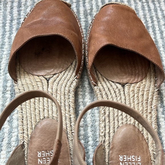 Eileen Fisher Espadrilles - Size 8 - Leather - GUC - Picture 3 of 6